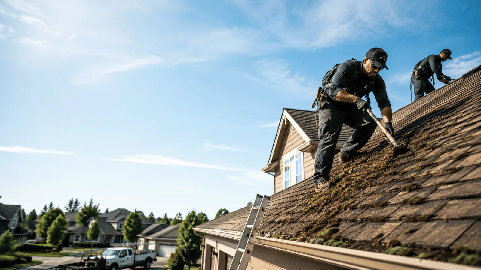 Roof Moss Removal in Manawa, WI near me